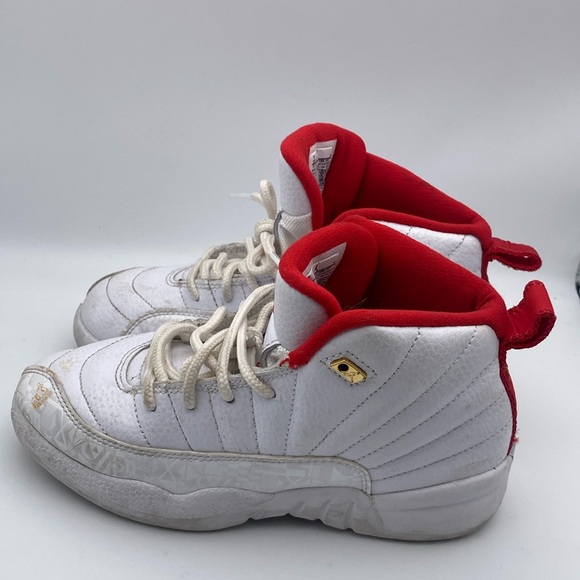 Air Jordan 12 Retro PS 'FIBA Little Kids Sneakers Size 1Y - Picture 1 of 8